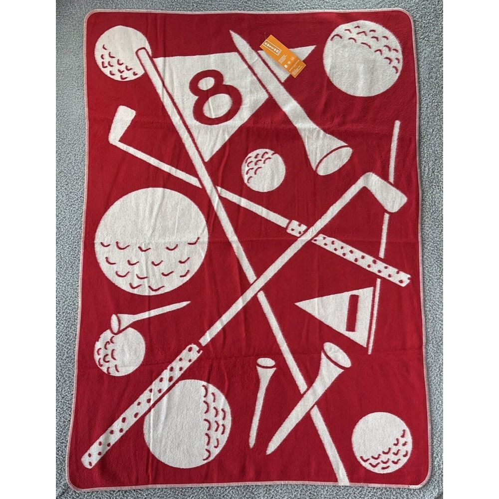 David Fussenegger‎ Golf Throw Blanket Made In Austria 54.5 X 39